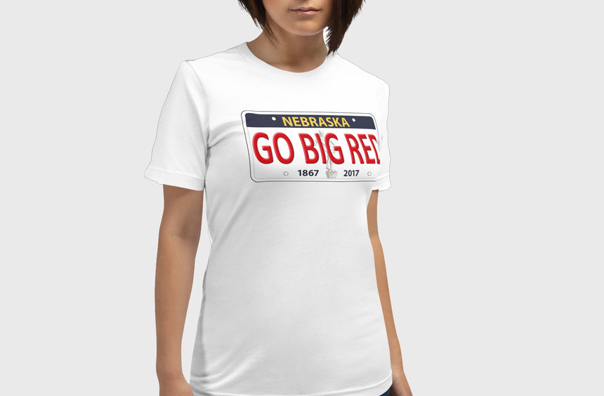 GBR License Plate (White)