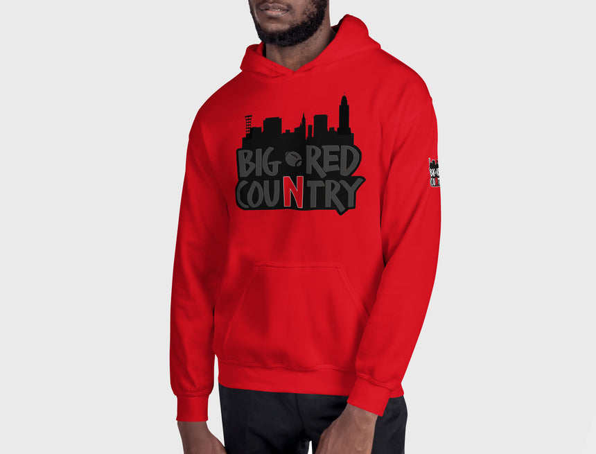 BRC Big Logo Blackout Hoodie (Red)
