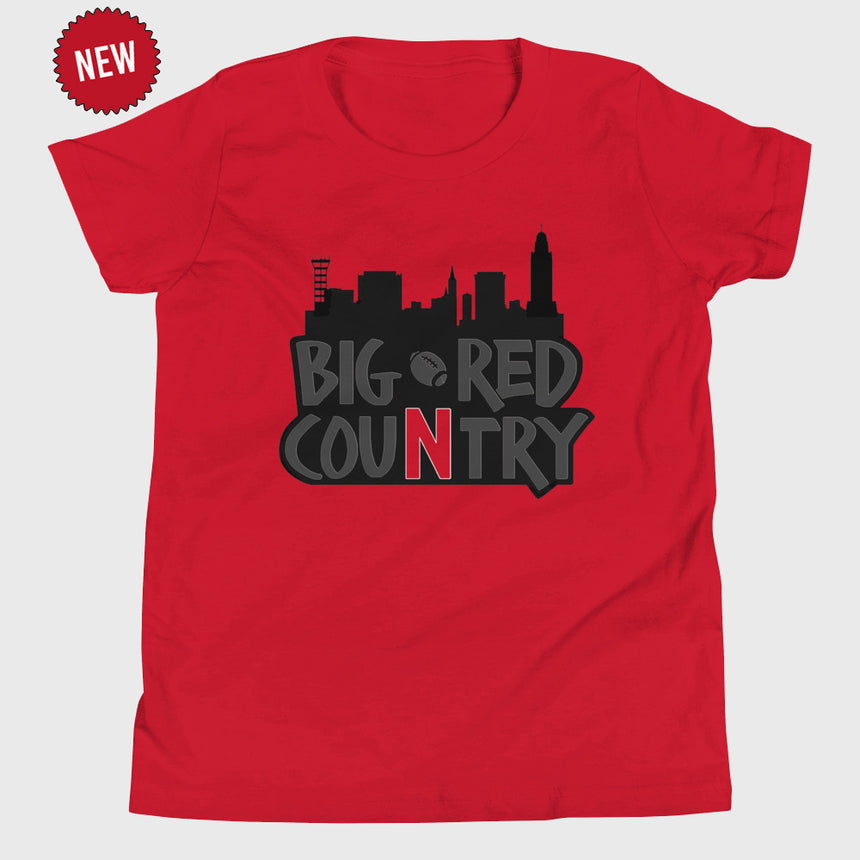Youth BRC Big Logo Blackout T-Shirt (Red)