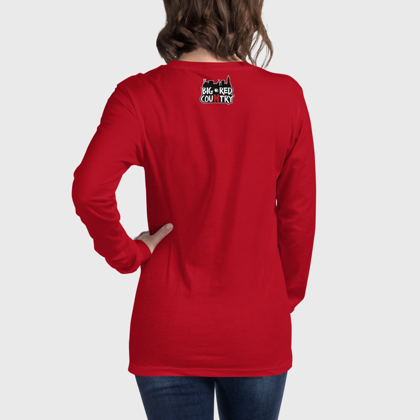 This Is BRC Blackout LS T-Shirt (Red)