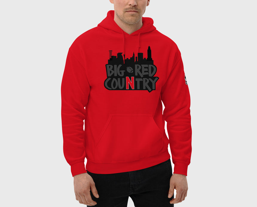 BRC Big Logo Blackout Hoodie (Red)