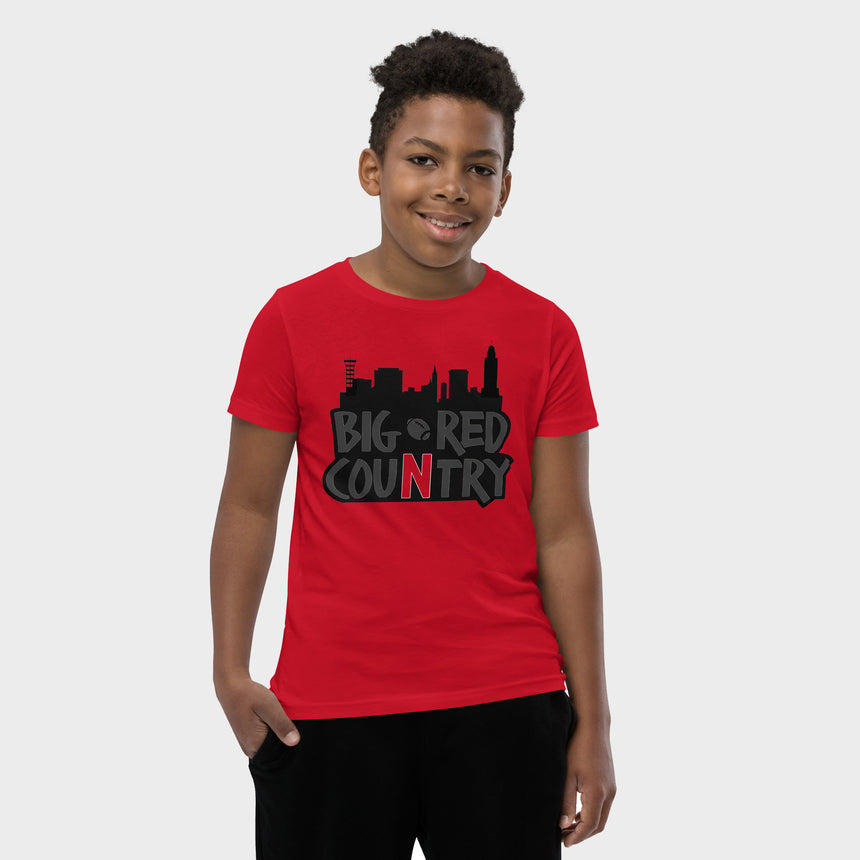 Youth BRC Big Logo Blackout T-Shirt (Red)
