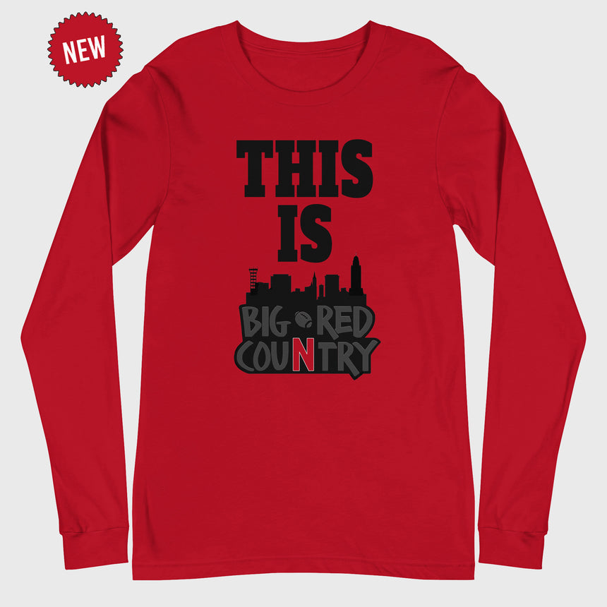 This Is BRC Blackout LS T-Shirt (Red)