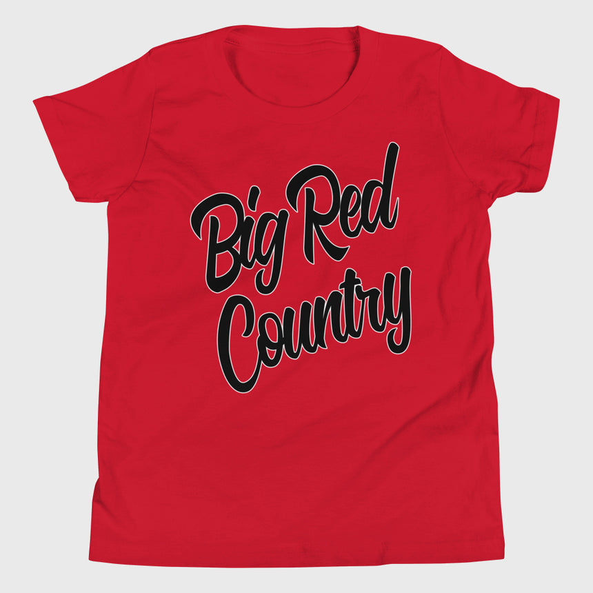 Youth BRC Cursive T-Shirt (Red)